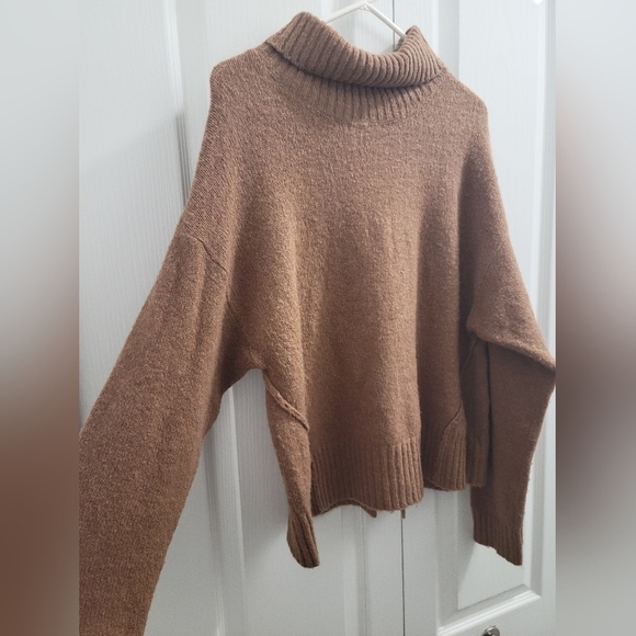 Gentle Fawn Collection Brown Turtleneck Knit Sweater - Picture 4 of 9